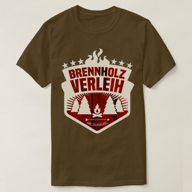 Brennholzæh  T-Shirt (Design vorne)