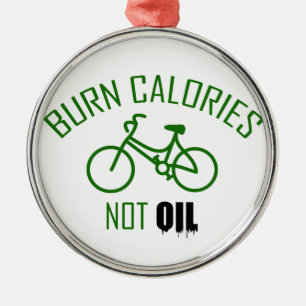Brennkalorien nicht Öl Silbernes Ornament