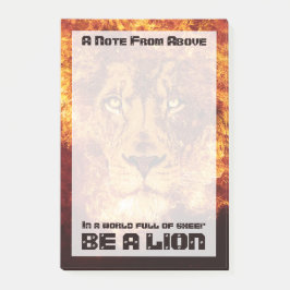 Brennlion Inspiration Zitat Post-it Klebezettel