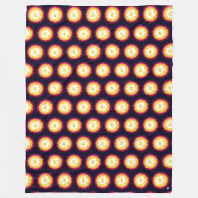 Brennstern Fleecedecke (Vorderseite)