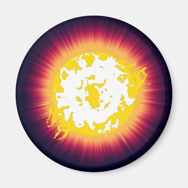 Brennstern Magnet (Vorne)