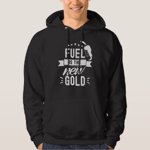 Brennstoff ist die neue Goldpumpe Preise Gas Benzi Hoodie