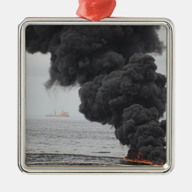 Brennstoffe mit konzentriertem Öl Silbernes Ornament (Vorne)