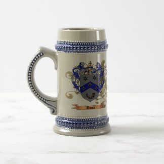 Brennt Wappen Bierglas