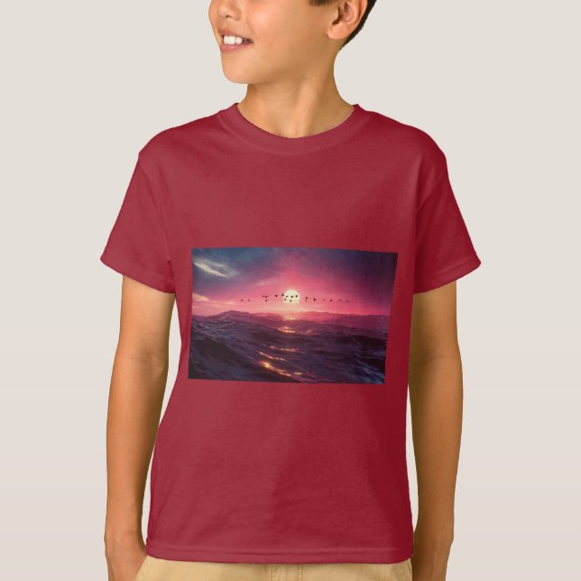 Brent Geese bei Sunset T-Shirt (Vorderseite)