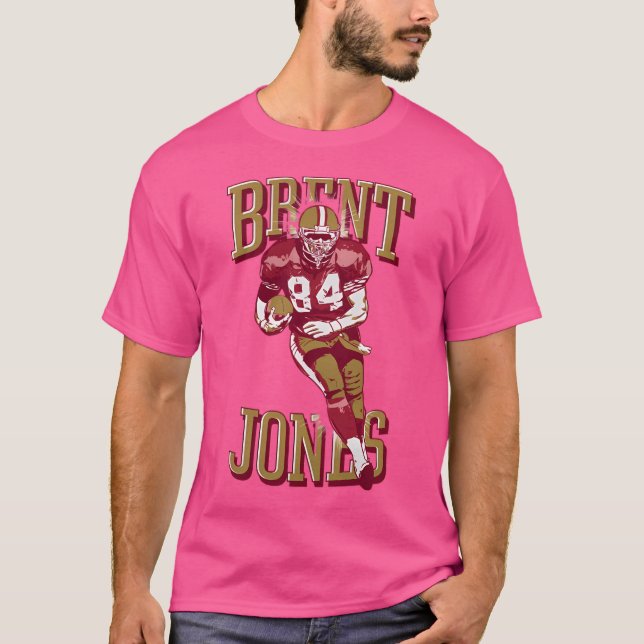 Brent Jones San Francisco Serif T-Shirt (Vorderseite)
