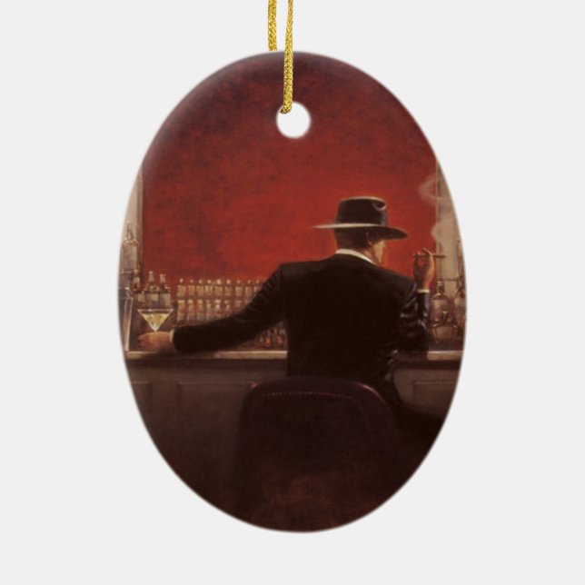 Brent lynchen Zigarren-Bar Keramikornament (Hinten)