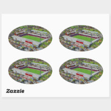 Brentford FC Griffin Park Stadium Aerial Art