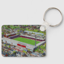 Brentford FC Griffin Park Stadium Aerial Art