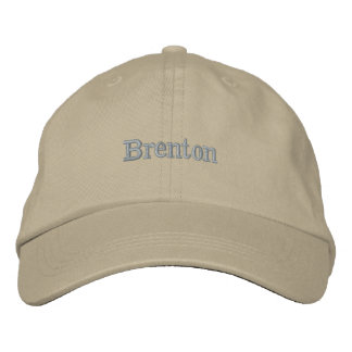 Brenton Name bestickt, Bestickte Baseballkappe