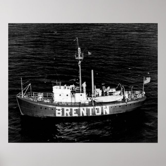 Brenton Reef Lightship LV-102/WAL-525 Poster (Vorne)