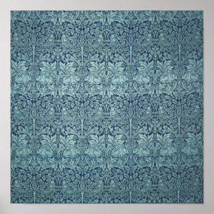 Brer Rabbit von William Morris, Textile Pattern Poster