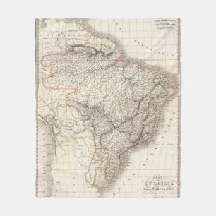 Bresil - Brasilien Fleecedecke