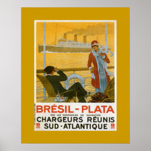 Bresil - Plata Poster