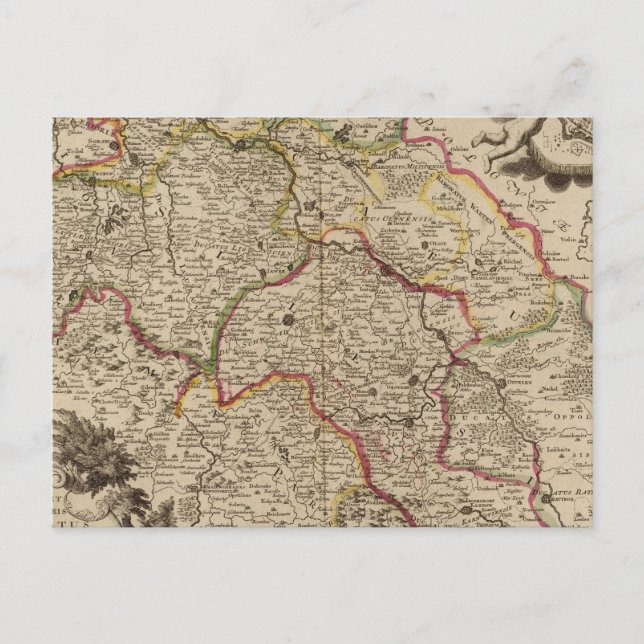 Breslau Polen Postkarte (Vorderseite)