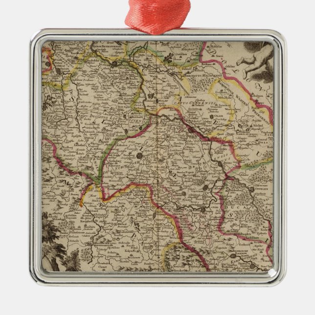 Breslau Polen Silbernes Ornament (Vorne)