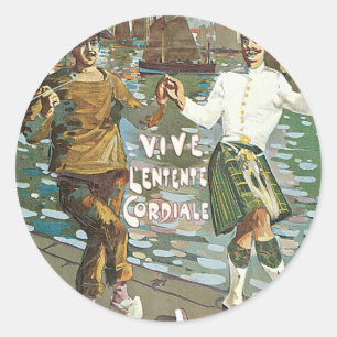 Brest á Londres 18 Stunden Runder Aufkleber