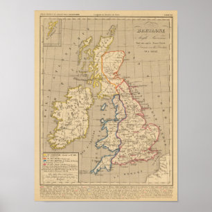 Bretagne AngloSaxonne, 600 amerikanischer Poster