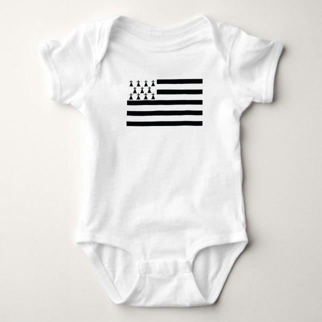 Bretagne Baby Strampler (Vorderseite)