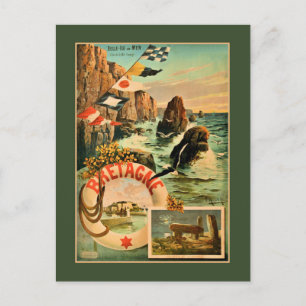 Bretagne Brittany Hugo d'Alesi 1895 Französische R Postkarte