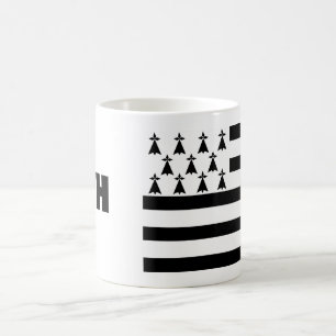 Bretagne-Flaggen-Tasse Tasse