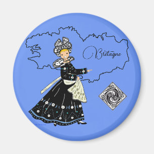 Bretagne, Frankreich Magnet