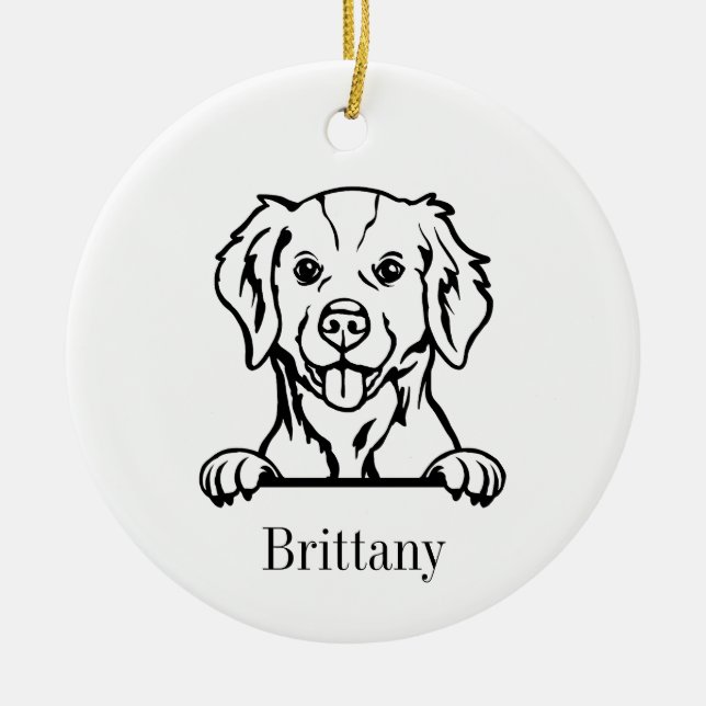 Bretagne Keramik Ornament (Vorne)