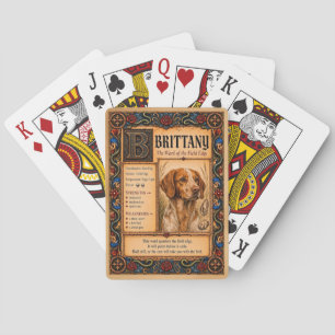 Bretagne, mittelalterliche Bestiarien-Kunst Spielkarten