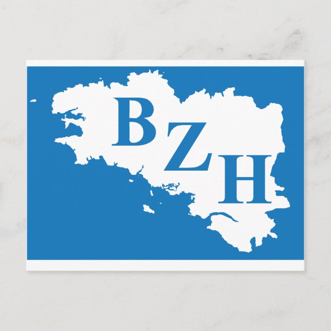 Bretagne Postkarte (Vorderseite)