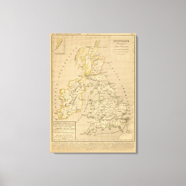 Bretagne Romaine sous Honoriust Leinwanddruck (Vorderseite)