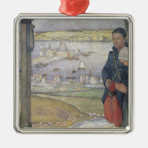 Bretagne Silbernes Ornament