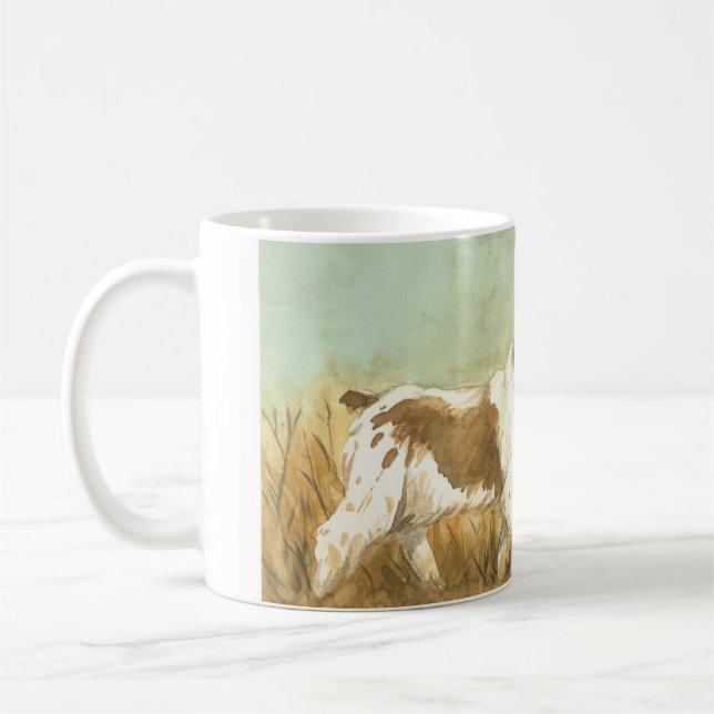 Bretagne Spaniel Hund Tasse (Links)