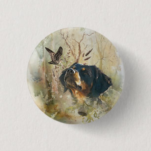 Bretagne Spanisch und Holzcock Button
