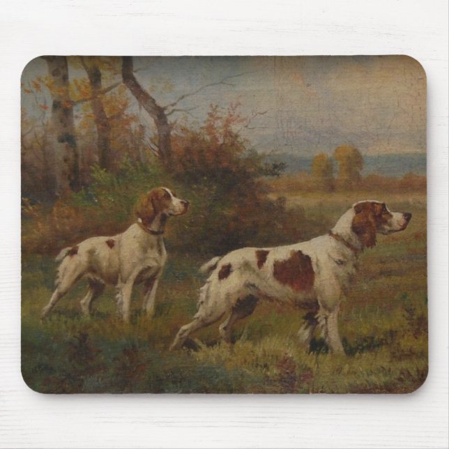 Bretagnespaniel-Mausunterlage Mousepad (Vorne)