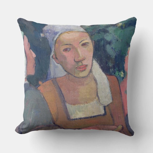 Bretone-Bauern Paul Gauguins |, 1894 (Öl auf canva Kissen (Vorderseite)