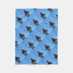 Bretonischer Leuchtturm Fleecedecke