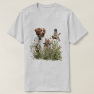 Bretonischer Spaniel, Leidenschaft für Vögel T-Shirt