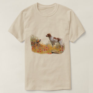 Bretonischer Spaniel, Leidenschaft für Vögel T-Shirt