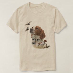 Bretonischer Spaniel, Leidenschaft für Vögel T-Shirt