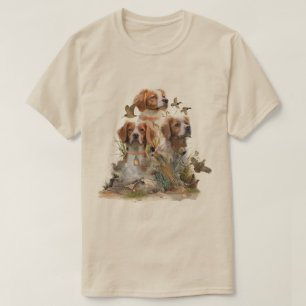Bretonischer Spaniel, Leidenschaft für Vögel T-Shirt