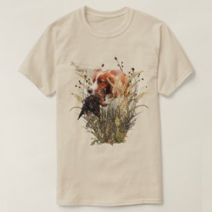Bretonischer Spaniel, Leidenschaft für Vögel T-Shirt