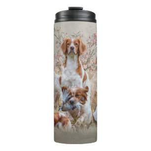 Bretonischer Spaniel Thermosbecher