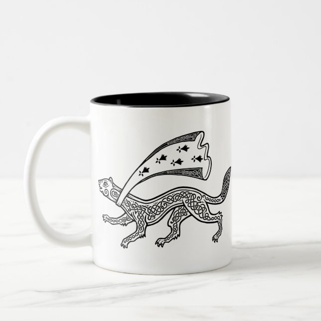Bretonstern Zweifarbige Tasse (Links)