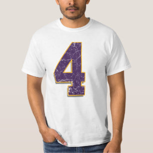 Brett Favre kundenspezifisches Wikinger #4 Shirt