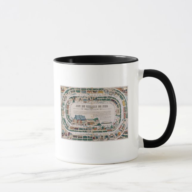 Brett für ein Bahnspiel, 1850 Tasse (Rechts)