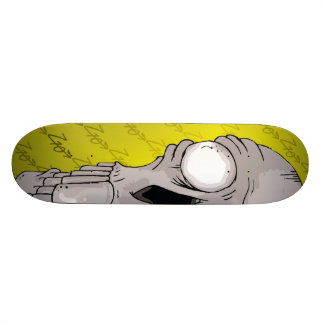 Brett-Gelb des Schädel-Z10 Skateboard