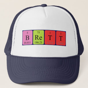 Brett Periodenname, der Truckerkappe