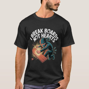 Bretter brechen, nicht Herzen Trainings Sparring T-Shirt