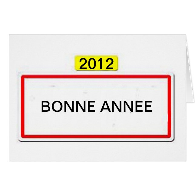 BRETTER GUTES NEUES JAHR 2012 (Vorderseite (Horizontal))