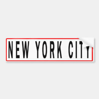 BRETTER NEW YORK CITY AUTOAUFKLEBER